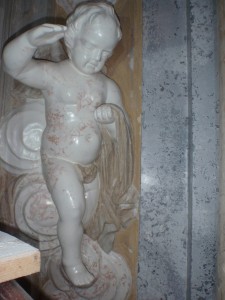 Alabastrowy anioł,stiukowy granit www.pieknestiuki.pl Adamkk                                 